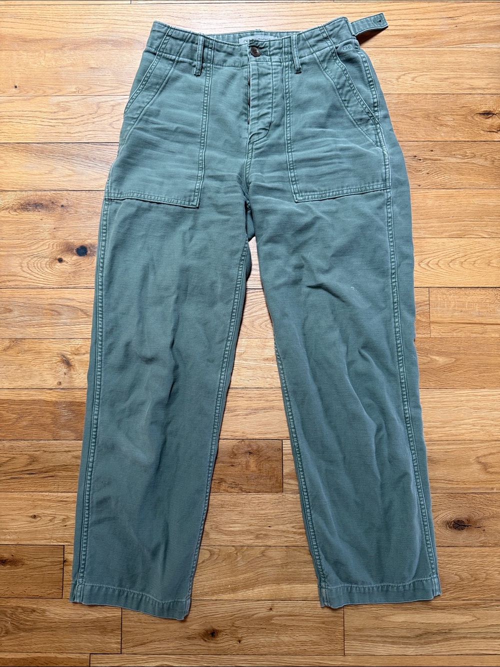 Outerknown Men's Olive Green Cargo Pants